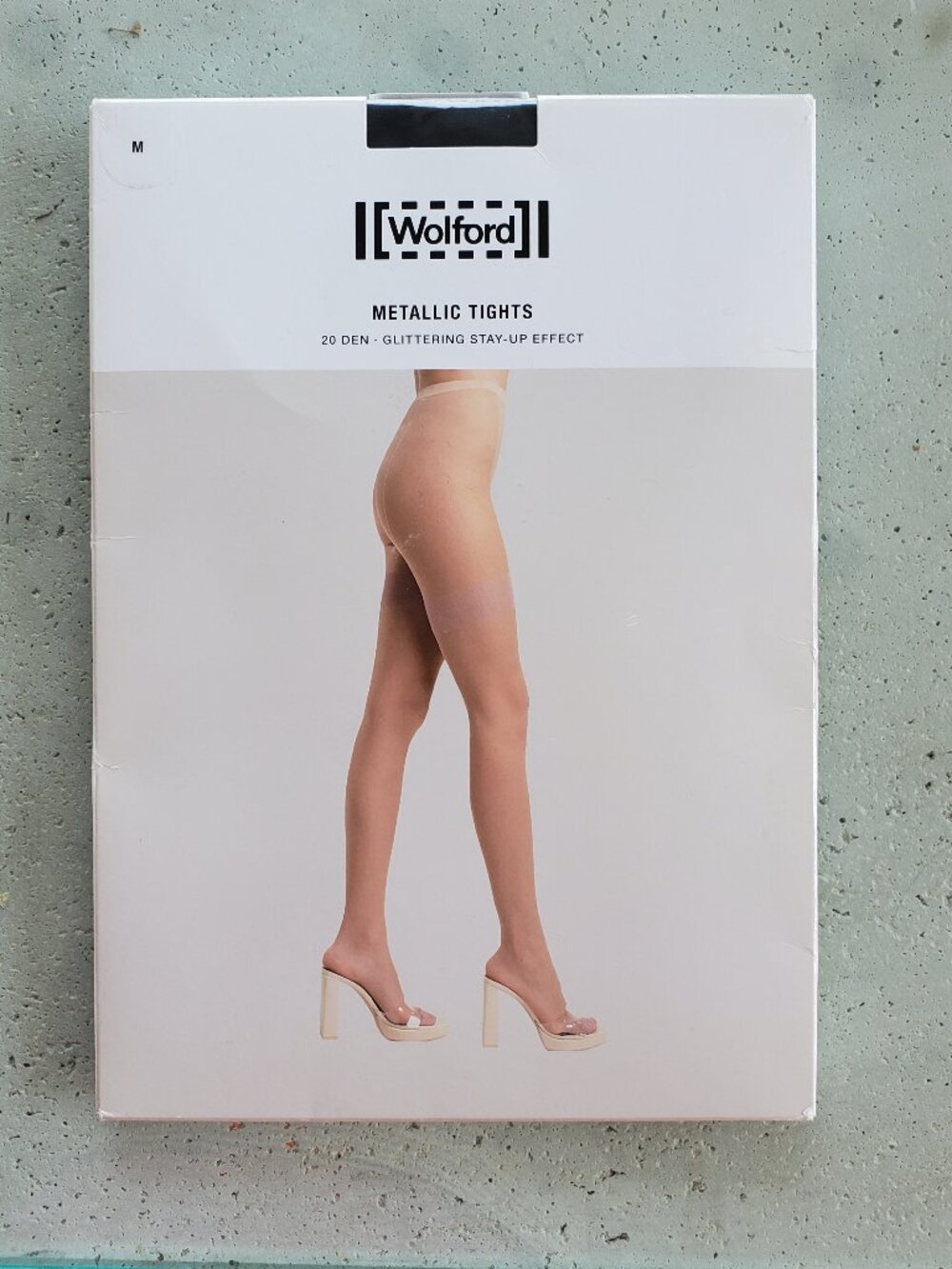 Wolford ! 20 den. Glittering stay up effect (M) , Black